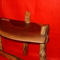walnut stool
