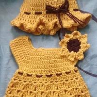 Sunflower Dress -Toddler Dress