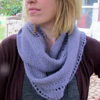 mohair/wool/acrylic blend infinity scarf