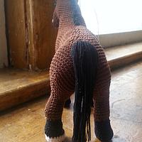 crocheted Horse