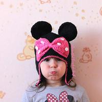 Minnie Mouse Crochet Hat Free Pattern - Project by janegreen