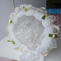 ribbon,flowers crochet hat - Project by mobilecrafts