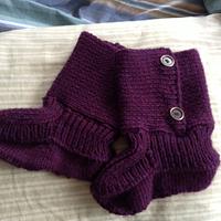 Knit slippers - Project by MamaLou60