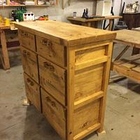 6 drawer solid pine dresser  - Project by Wowrustics 