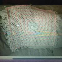 Pink and White Crochet Blanket  - Project by CherylJackson