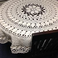 Crochet cotton tablecloth - Project by Marit4t