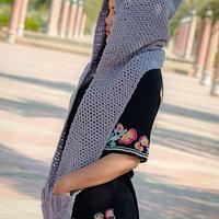 Chloe hooded scarf - Project by jane