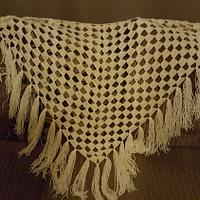 V shawl  - Project by maggie craig