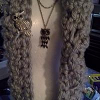 my cow neck scarf - Project by Tina Rivera