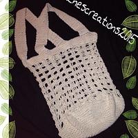 Crochet Mesh Bag - Project by CharlenesCreations 