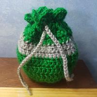 Slytherin drawstring pouch  - Project by Jess