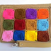 Colorful squares bag - Project by Farida Cahyaning Ati