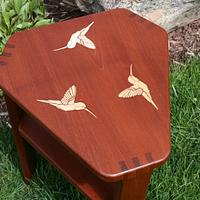 Triangular Hummingbird Table - Project by Roger Gaborski