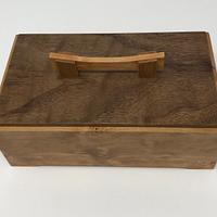 Figured Cherry with Maple and Walnut Keepsake Boxes