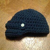 baby newsboy hat - Project by Jennifer