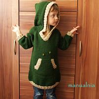 Kangaroo Hooded Sweater - Project by Manualnia