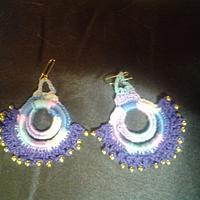 beaded hoops - Project by flamingfountain1