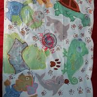 Puffy Painted Pillow Case - Project by kraftymach