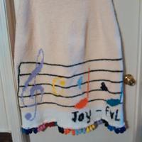 Musical Skirt and colorful top