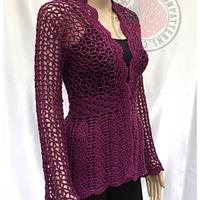 Flory Lace Cardigan - Project by Ling Ryan
