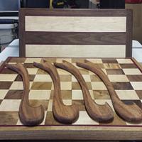 Chess board and extras - Project by Tim