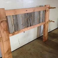 Queen barn wood headboard