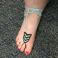 Chevron Barefoot Sandal