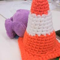 Road Work, The Traffic Cone - Project by makemiasamich stitchery