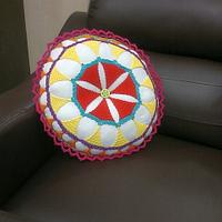 Lace Mandala Pillow - Project by Mamta Motiyani