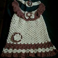 Baby dress and headband - Project by char2m6163ec