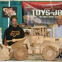 At the Toys for Joys booth at the Wood show - Project by Railway Junk Creations