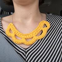 Yellow Necklace - Project by CrochetFarmer