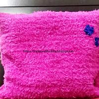 Basic Double Crochet Cushion Cover - Project by rajiscrafthobby