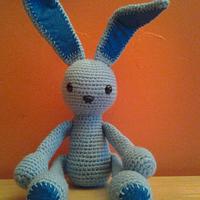 Ice Blue the Alien Bunny