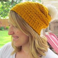 all wool, slouchy beanie - Project by HookedbyAmy 