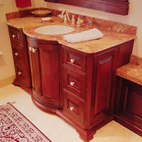 Mahogany Bathroom Cabinetry  - Project by Steve66