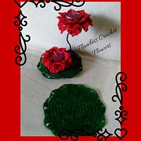 Water Lily Tea Light Stand - Project by Flawless Crochet Flowers