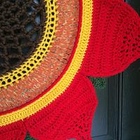 Red Sunflower Wreath