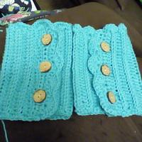 boot cuffs - Project by Down Home Crochet