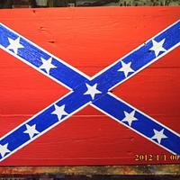 confederate battle flag - Project by barnwoodcreations
