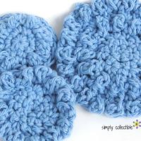 Free Pattern for Reusable Cotton Balls or Spa Scrubbie - Project by Simply Collectible - Celina Lane