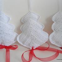 Crocheted Christmas Decorations, Сhristmas tree ornaments,New Year Decoration - Project by etelina