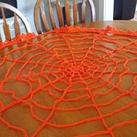 spider web table runner - Project by chasity