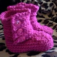 button booties - Project by michesbabybout