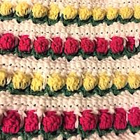 Spring Flowers in Tunisian Crochet