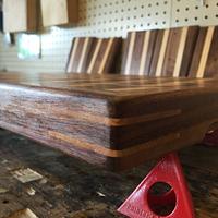 Stair stepped cutting board