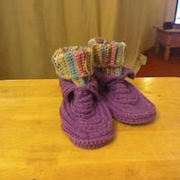 Slippers - Project by Hooked on Islay