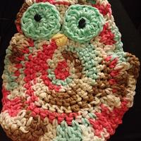 owl coaters - Project by Down Home Crochet