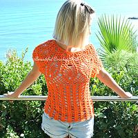Pineaplle Crochet Top Pattern - Project by janegreen