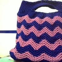 Chevron handbag - Project by Farida Cahyaning Ati